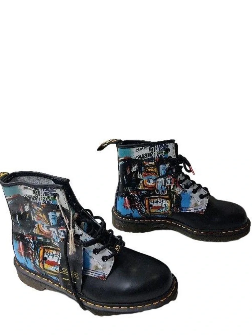 NWT Lmtd Ed. Dr. Martens 1460 Jean Michel Basquiat II Boots. UK9 (US 10M/US 11W)